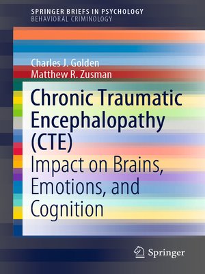 cover image of Chronic Traumatic Encephalopathy (CTE)